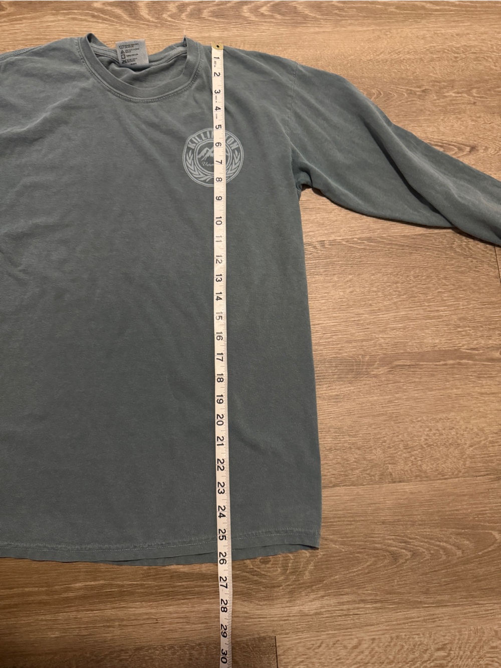 Comfort Colors Long-Sleeve Tee in Green - Picture 5 of 5